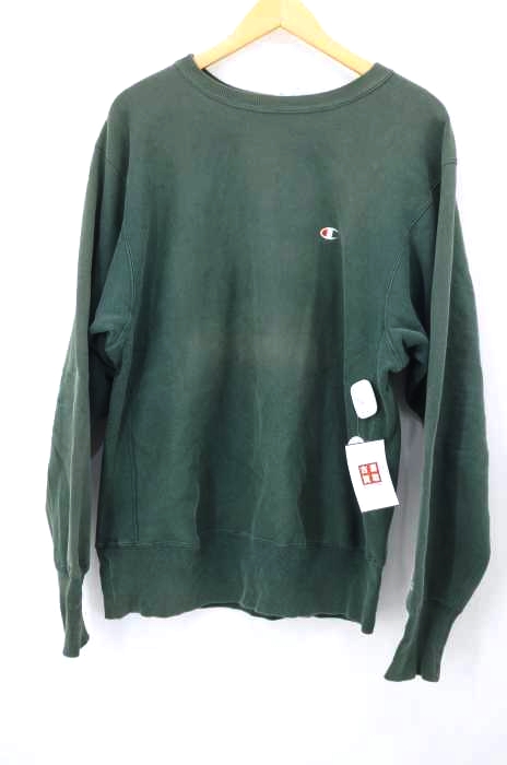 Champion(チャンピオン) 90S 刺繍タグ USA製 REVERSE WEAVE 目刺繍 クルーネックスウェット メンズ トップス