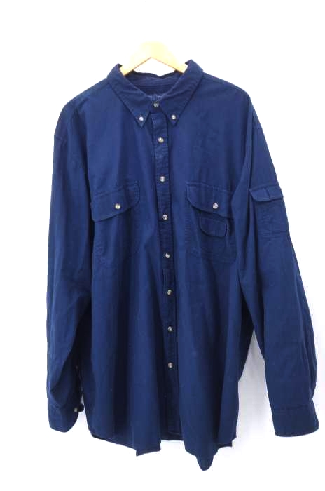 USED古着（ユーズドフルギ） traveler gear フラップポケットビッグシャツ メンズ トップス