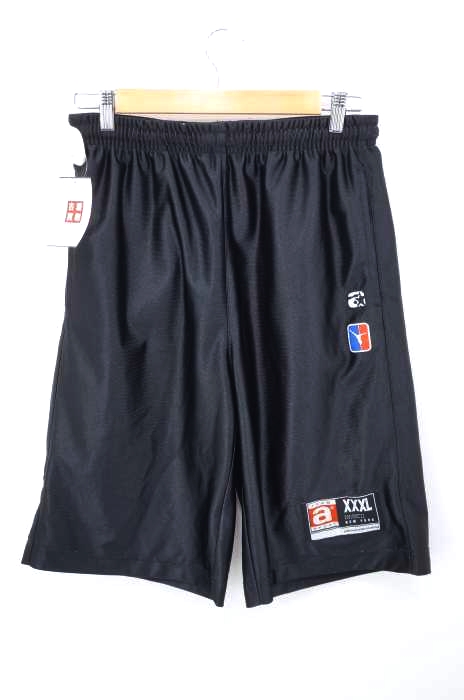 Alexander Wang（アレキサンダーワン） Black High Shine Jersey Shorts メタリック ショーツ メンズ パンツ