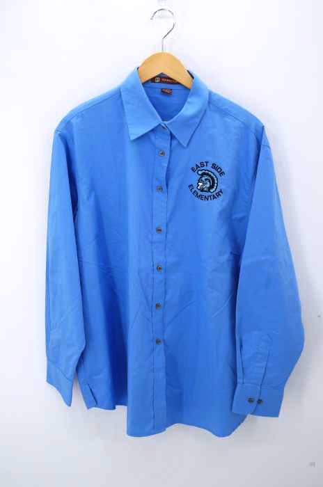 USED古着（ユーズドフルギ） HARRITON EAST SIDE ELEMENTARY レギュラーカラーシャツ メンズ トップス