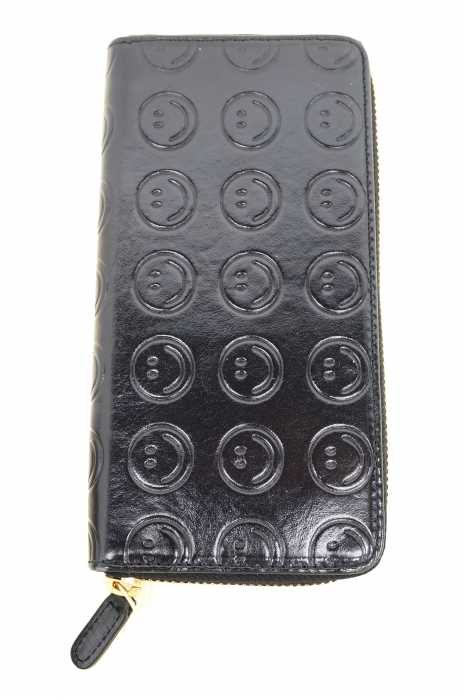 Ray BEAMS (レイビームス) スマイル ラウンドジップウォレット 長財布 レディース ファッション雑貨