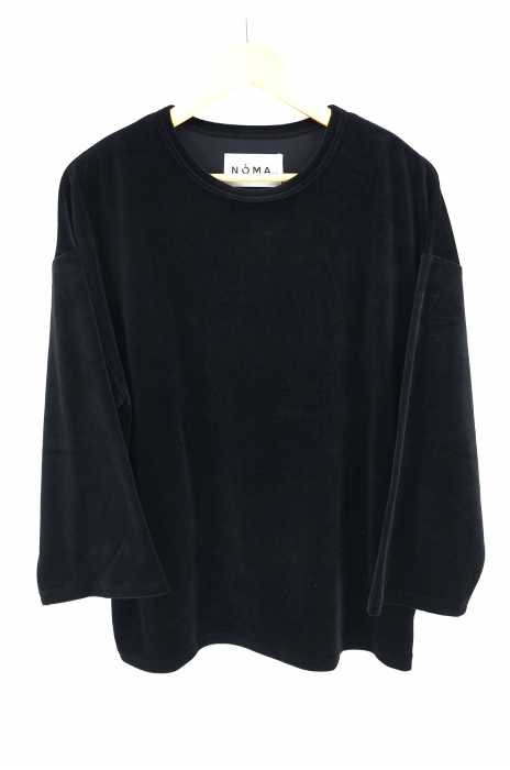NOMA t.d. （ノーマティーディー） Velours Track Tee ベロアライントップス メンズ トップス
