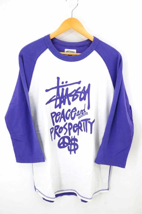 STUSSY （ステューシー） 七分袖ラグランカットソー メンズ トップス