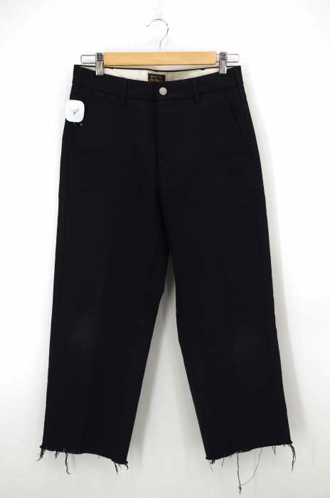 Levi's （リーバイス） STA-PREST スタプレ ワイドレッグ クロップ カットオフチノ ブラック メンズ パンツ