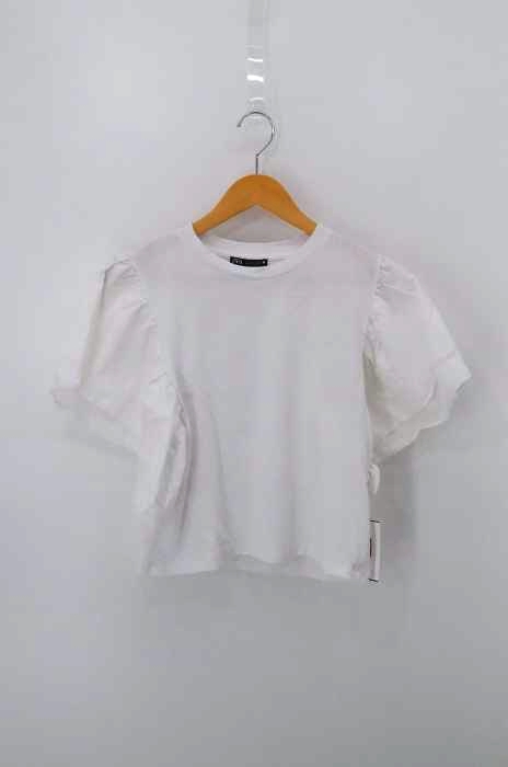 ZARA(ザラ) フレアスリーブトップス レディース トップス