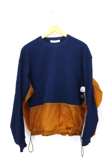 MISTER GENTLEMAN（ミスタージェントルマン） 19ss NYLON SWITCHED KNIT メンズ トップス