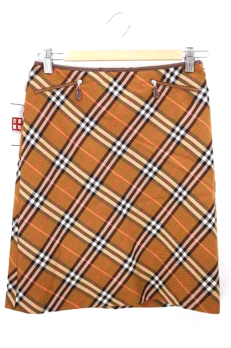 BURBERRY LONDON BLUE LABEL（バーバリーロンドンブルーレーベル） チェック柄タイトスカート レディース スカート