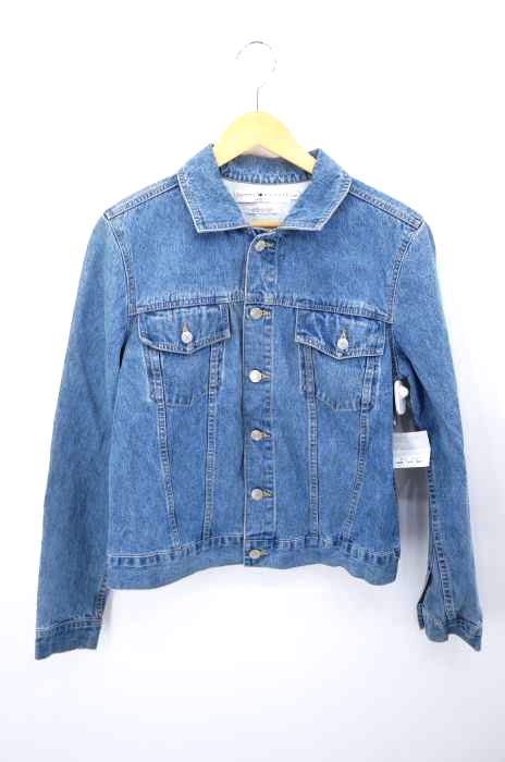 TOMMY HILFIGER（トミーヒルフィガー） バック星条旗ワッペン デニムジャケット レディース アウター