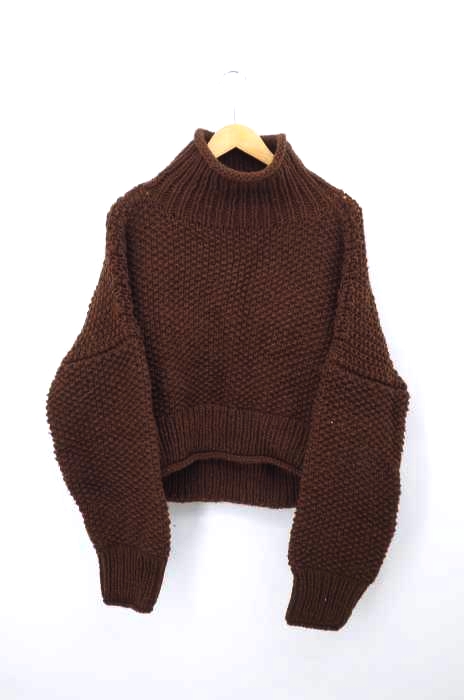 TODAYFUL（トゥデイフル） Hand knit Short Turtle ショートタートルネックニット レディース トップス