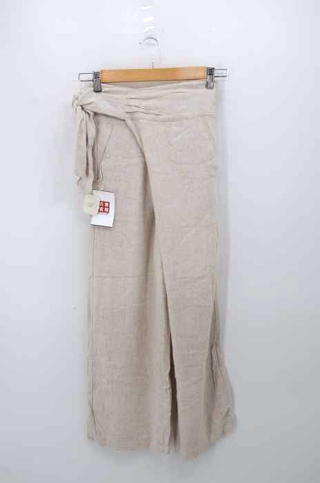 Re:EDIT（リエディ） リネンブレンドカシュクールパンツ レディース パンツ