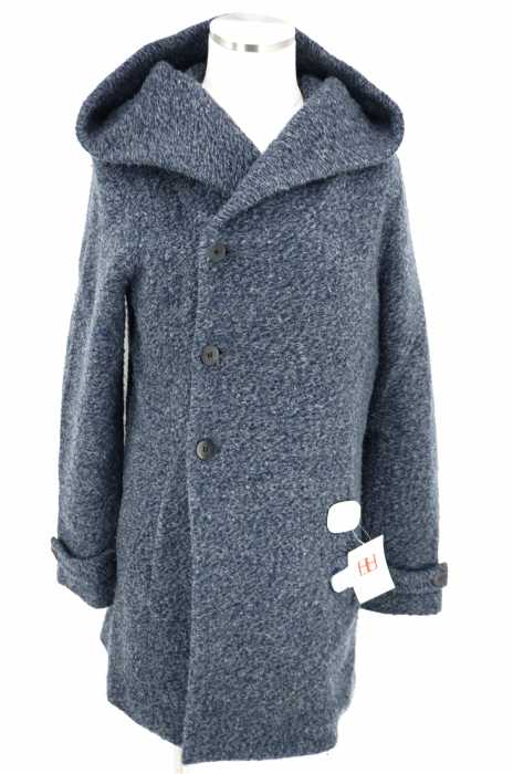 OURET (オーレット) WOOL BOA KNIT BIG HOOD COAT メンズ アウター