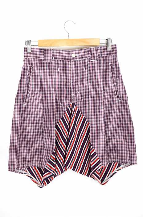 ZUCCa (ズッカ) チェック切替サルエルパンツ レディース パンツ
