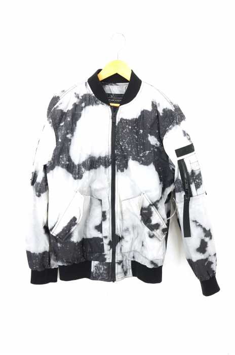 MISHKA(ミシカ) DEATH ADDER ON BACK 総柄プリントボンバージャケット メンズ アウター