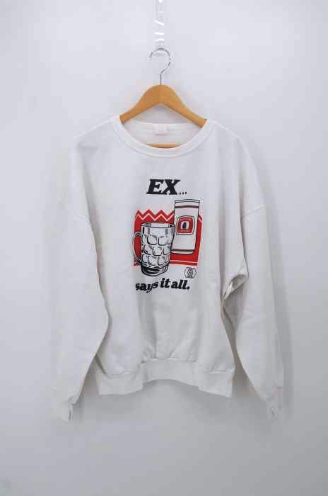 USED古着（ユーズドフルギ） プリントクルーネックスウェット メンズ トップス
