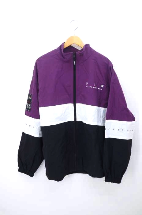 VISION STREET WEAR（ヴィジョンストリートウェア） トルコカラーナイロンジップジャケット メンズ アウター