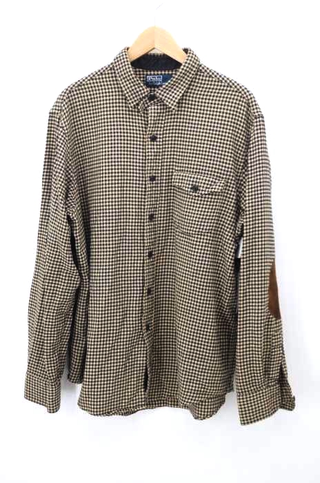 Polo by RALPH LAUREN（ポロバイラルフローレン） ブロックチェック エルボーパッチシャツ メンズ トップス