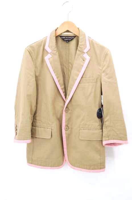 COMME des GARCONS HOMME PLUS（コムデギャルソンオムプリュス） パイピングデザイン シングルテーラードジャケット メンズ アウター