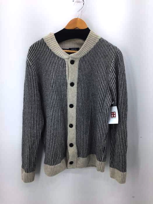 APC（アーペーセー） 総柄ニットカーディガン メンズ トップス