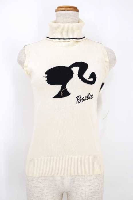 Barbie （バービー） ノースリーブタートルネックニット レディース トップス