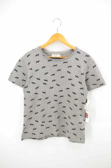 MAISON KITSUNE （メゾンキツネ） 総柄キツネ TEE メンズ トップス