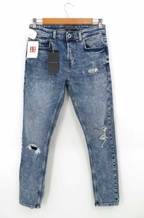 ZARA MAN (ザラマン) ダメージ加工 スキニー デニムパンツ メンズ パンツ