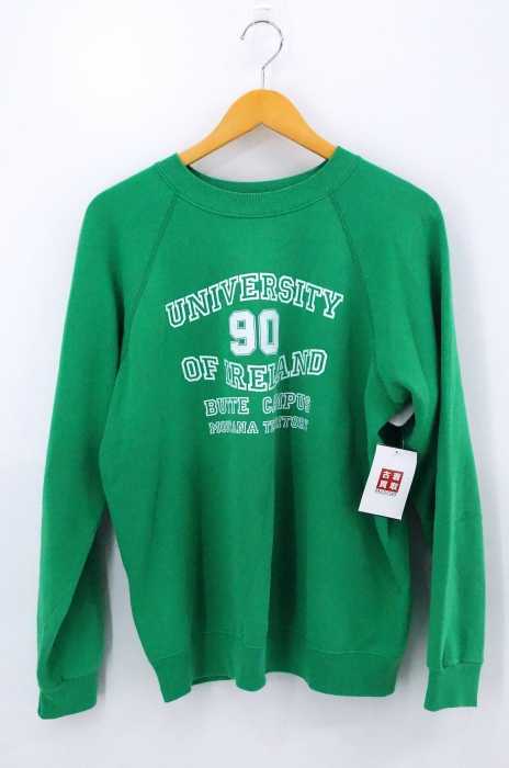 USED古着  （ユーズドフルギ） プリント　クルーネックスウェット メンズ トップス