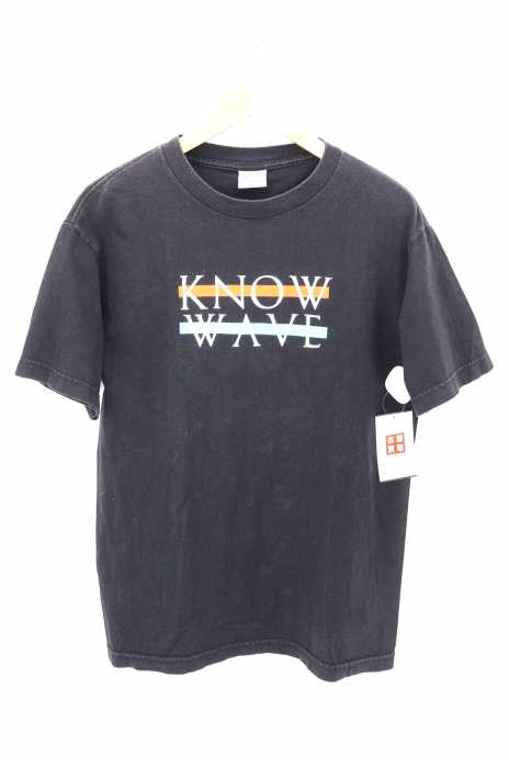 KNOW WAVE（ノーウェーブ） CLASSIC LOGO T　ロゴプリントクルーネックTシャツ メンズ トップス