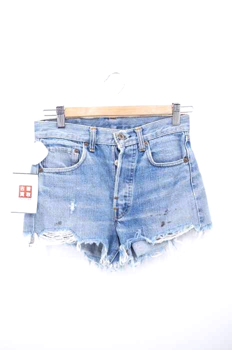 Levi‘s(リーバイス) 70S 66前期 ボタン裏6 カットオフデニムショーツ レディース パンツ