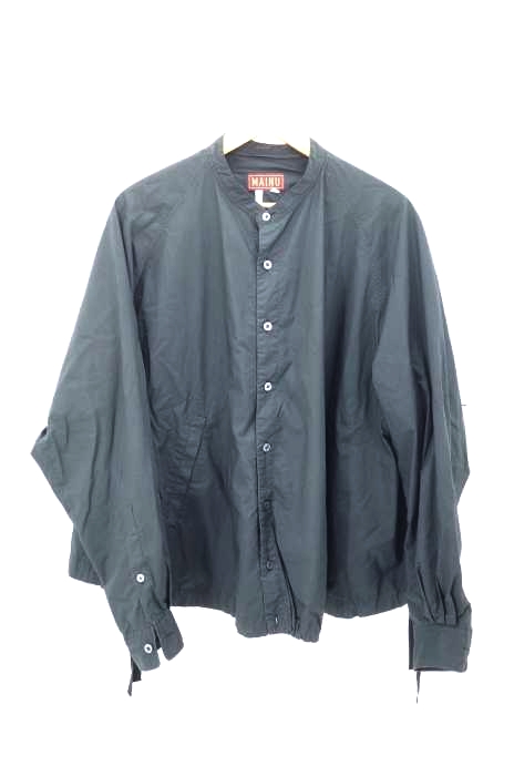 MAINU（マイヌ） 19aw Emergency Double Fabric Shirts BLACK メンズ トップス