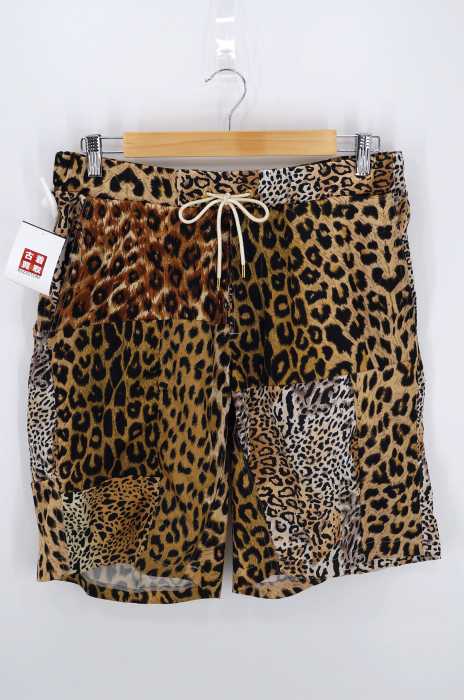 OLD PARK (オールドパーク) leopard shorts メンズ パンツ