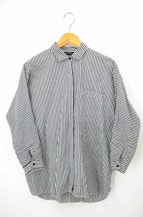 ZARA WOMAN （ザラ ウーマン） オーバーサイズストライプ柄シャツ レディース トップス