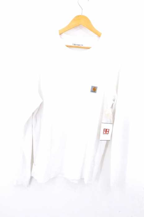 Carhartt(カーハート) ロゴコットンクルーネックL/S Tシャツ メンズ トップス