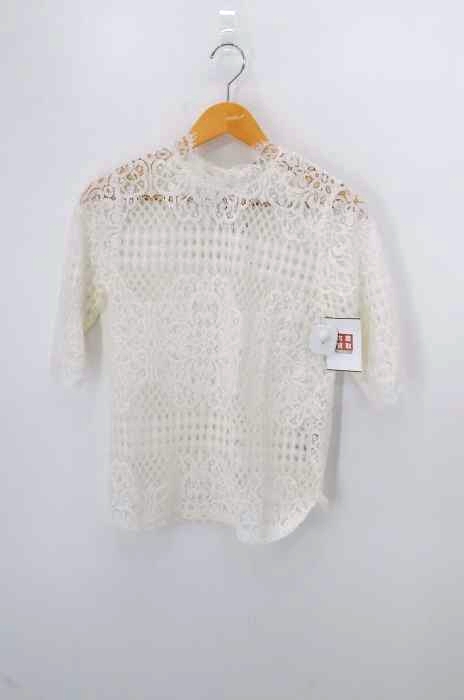 ZARA(ザラ) 総レーストップス レディース トップス