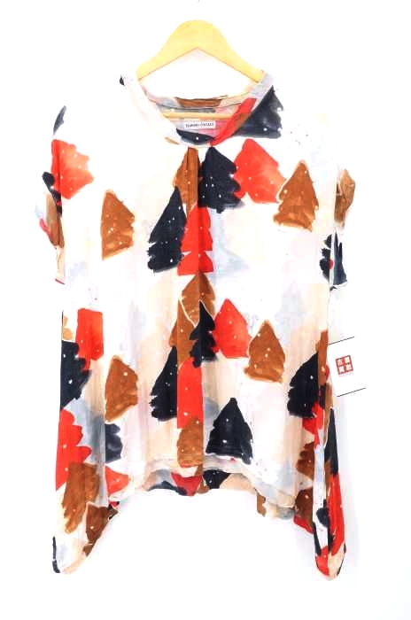 TSUMORI CHISATO（ツモリチサト） ゆきやまT シルクレーヨンノースリーブTシャツ レディース トップス