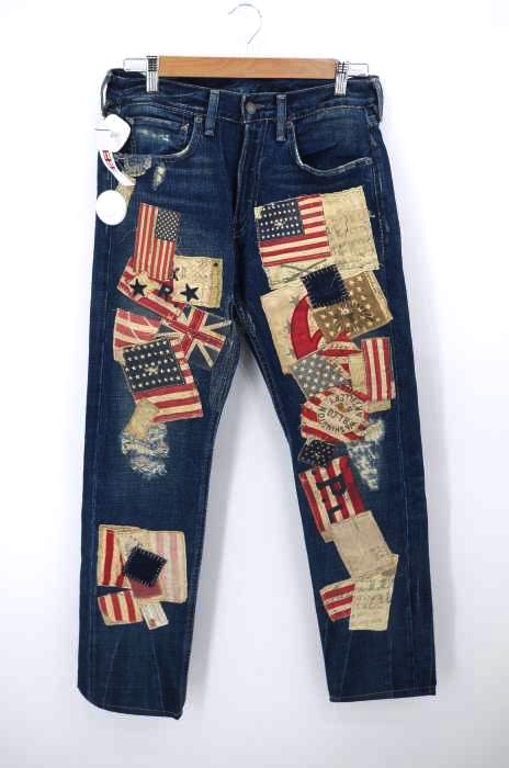 送無程度良好【デニムアンドサプライ】プリントジップアップパーカ メンズ  M DENIM\u0026SUPPLY RALPH RAUREN（デニムアンドサプライラルフローレン