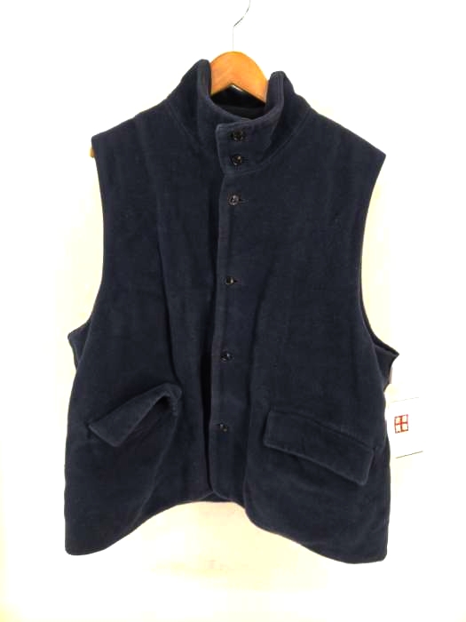 nest Robe CONFECT(ネストローブ コンフェクト) ダブルモールスキンハイネックベスト メンズ トップス