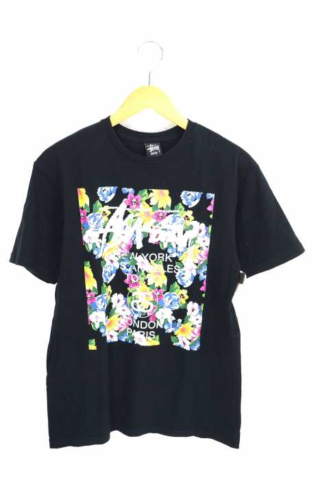 STUSSY （ステューシー） ボタニカルロゴプリント ワールドツアーTee メンズ トップス