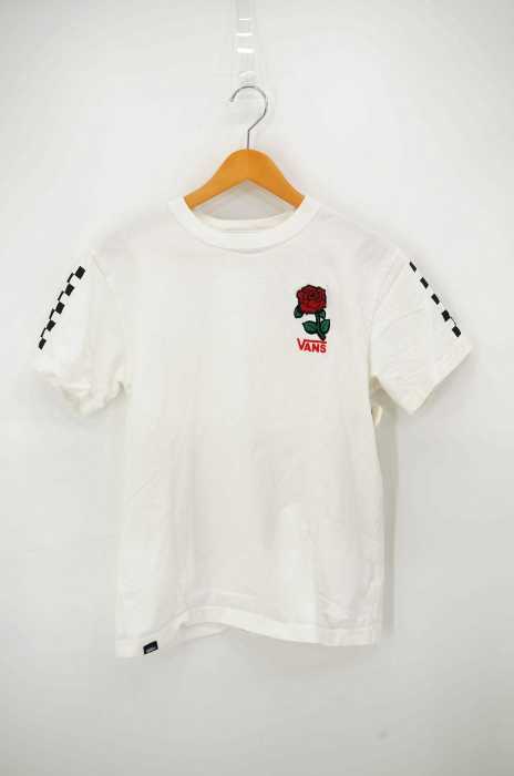 VANS （バンズ ） 袖プリント 刺繍 クルーネック TEE メンズ トップス