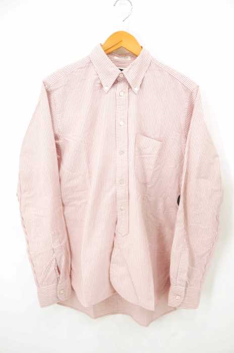 Engineered Garments (エンジニアードガーメンツ) Single Needle Tailoring ストライプ柄ボタンダウンシャツ メンズ トップス