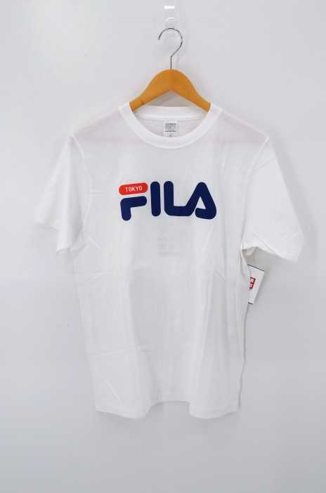 FILA × ATMOS (フィラ アトモス) バックプリントクルーネックTシャツ メンズ トップス