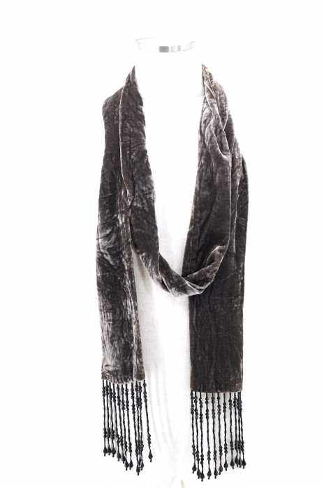 NUMBER (N)INE(ナンバーナイン) 07AW ベロアロングストール メンズ ファッション雑貨