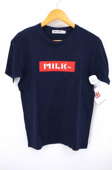 MILKFED. （ミルクフェド） ロゴプリントクルーネックTシャツ レディース トップス
