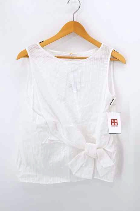 SIMPLICITE(シンプリシテェ) カラミストライプノースリブラウス レディース トップス