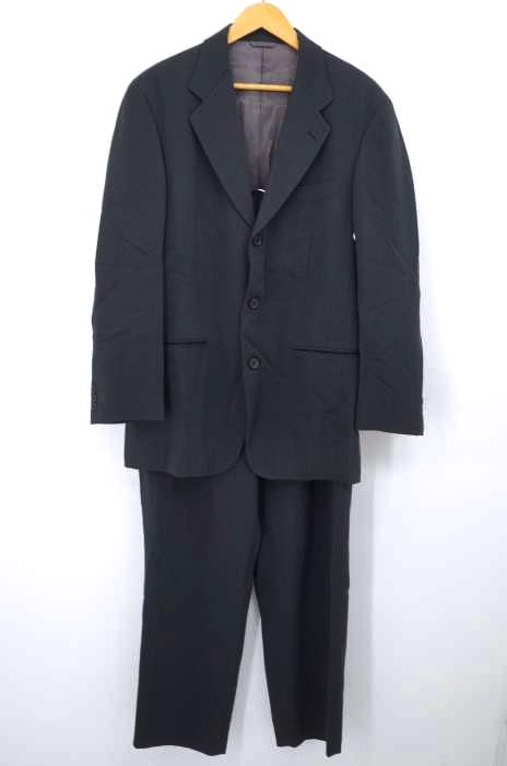 TRECHENTOUNO（） シルク混 シングルテーラードジャケット 2タックワイドスラックスパンツ メンズ セットアップ