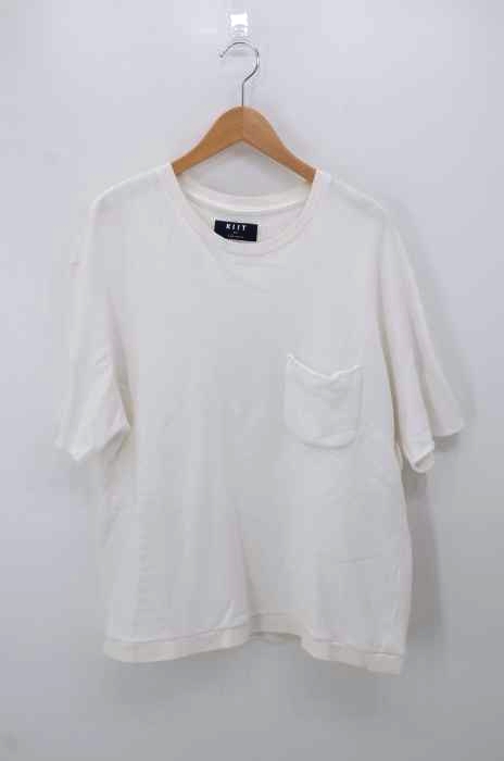 KIIT（キート） カットオフ加工スウェットTシャツ メンズ トップス