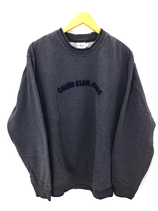 Calvin Klein Jeans(カルバンクラインジーンズ) ロゴワッペンクルーネックスウェット メンズ トップス