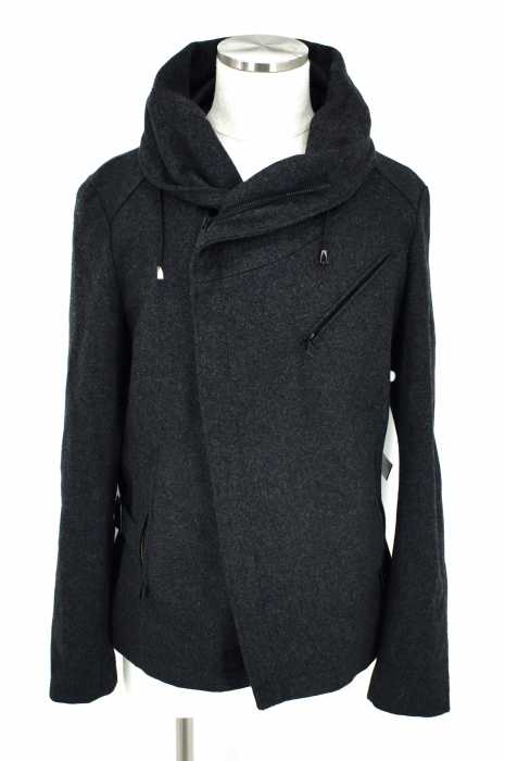 KATHARINE HAMNETT LONDON(キャサリンハムネットロンドン) ウールフーデットショート メンズ アウター