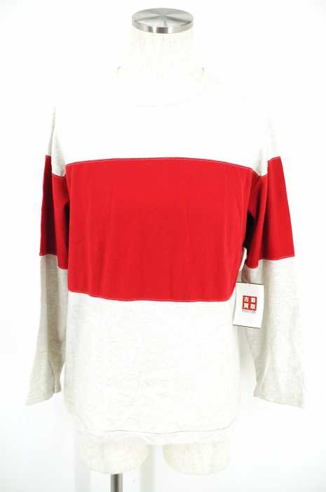 SOE（ソーイ） 2TONE T-SHIRT L/S CREWNECK メンズ トップス