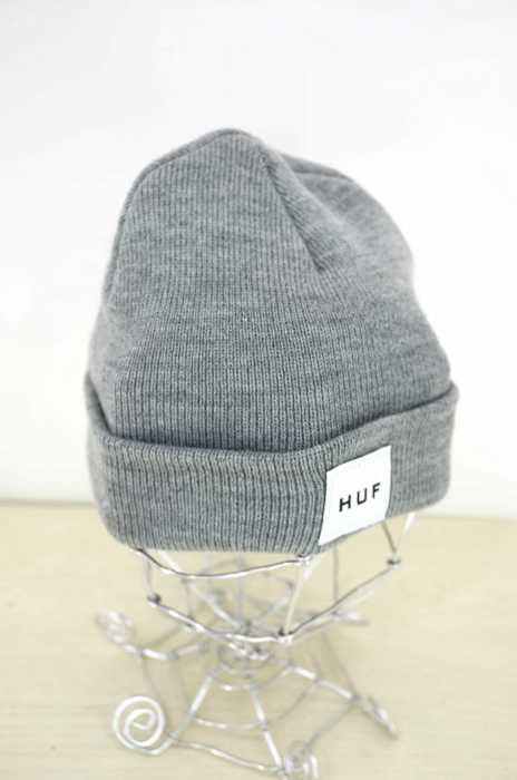 HUF （ハフ） ロゴパッチ刺繍ニットキャップ メンズ 帽子