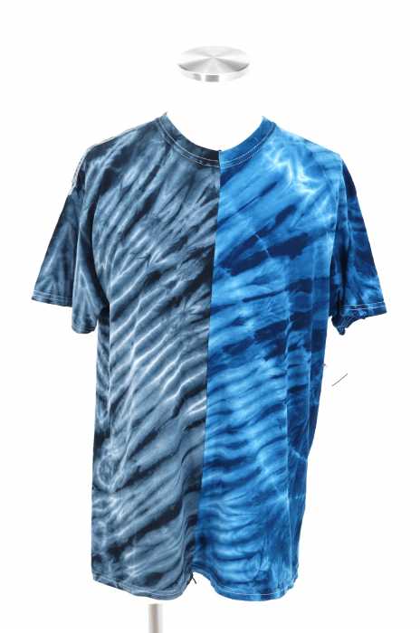 Oaxaca（オアハカ） センター切替総柄Tシャツ タイダイ染め メンズ トップス